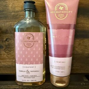 Bath & Body Works body cream and body wash